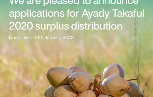 Ayady Takaful ge customers surplus ah edhi husha'helhumah hulhuvaalaifi