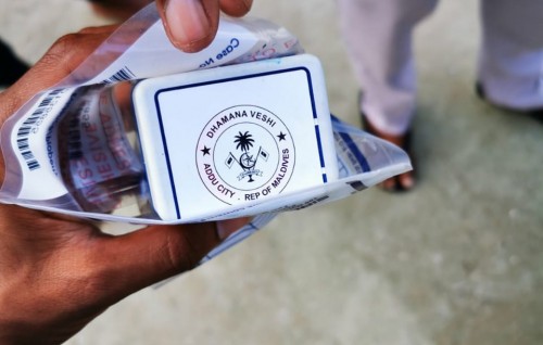 Missing vaccination stamp from Addu City 'Dhamana Veshi' found in uninhabited island