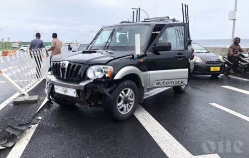 MNDF vehicle involved in traffic collision