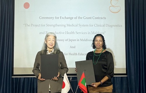 Japan in SHE ah 1 million ahvure gina rufiyaa hadhiyaa kohfi