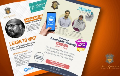 Avid college ge 6 vana webiner e college ge dharivarunnah haassa