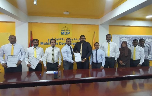 Feridhoo Council ge hurihaa membarun MDP ah