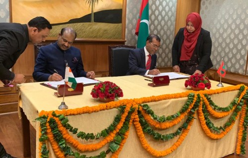 Maldives Parliament and India's Lok Sabha sign MoU on strengthening ties, providing training opportunities