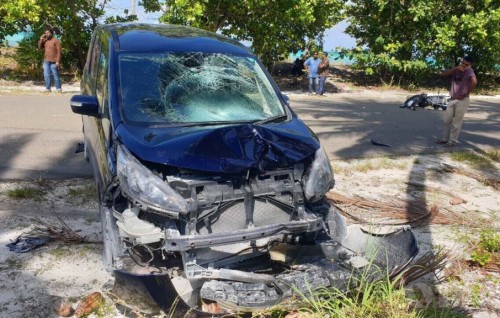Fatal traffic collision in Addu City