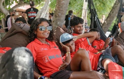 Asian Games ge anhen surfing event ge slot eh Raajje ah yageen vejje