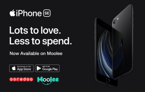 Apple ge enme fahuge phone, Iphone SE Ooredoo in Raajje ah tha'aaraf koffi