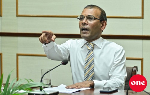 Sarukaaraai MDP ge vaadhaverin India aa gulhey gothun dhakkaa fithunaveri vaahakathah huhttuvan jehey: Raees Nasheed