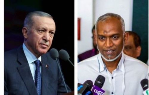 Palestine ge haalathai gulhey gothun Turkey ge raees aai Dr. Muizz phone in mashavaraa kuraivaifi