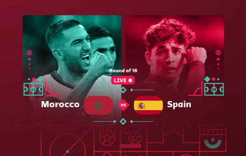 World Cup: Spain - Morocco