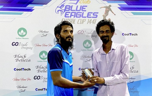 Club Blue Eagles Futsal cup: Reyge match thah Fighters aai Evil ah, TL aai Andharaamathi evvaru