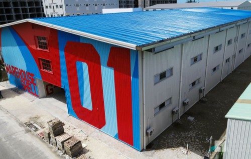 Hulhumale' sinaaee sarahadhugai hadhaa imaaraaithah 8 buriyah negey gothah hadhaifi