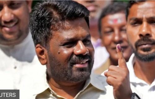 Sri Lanka ge majilis inthikhaabu: Sri Lanka aai Dhivehiraahjjeyge visnun haadha ehggotheve.