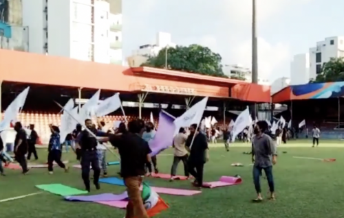Yoga harakaathuge hama nujehumuge photo aa video hissaa kuran fuluhun edhijje