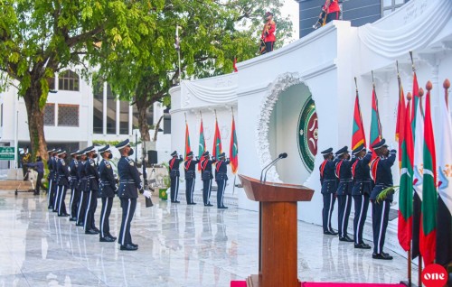 Guard Mount ceremony held at the Victory Day memorial