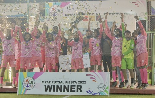 Araamu Holidays and Spa MYAT futsal fiesta ge champion kan Apocalipse ah, King akee Wajje