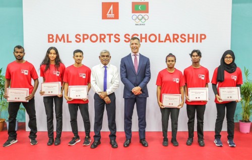 BML ge sports scholarship ah hovunu athlete in iulaan koffi