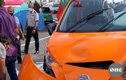 Airport gai accident eh hingai 3 meehakah aniyaavejje