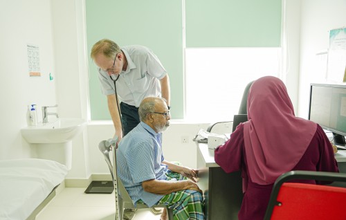 Tree top Hospital in mi hafthaa bandhugai Thinadhoo gai Multi Specialist Health Camp eh baahvanee