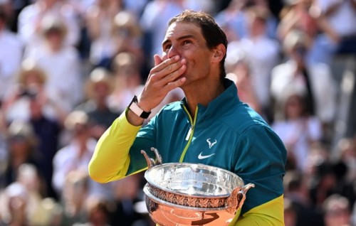 Nadal ah 14 vana French open, career gai 22 vana Grand Slam thashi!