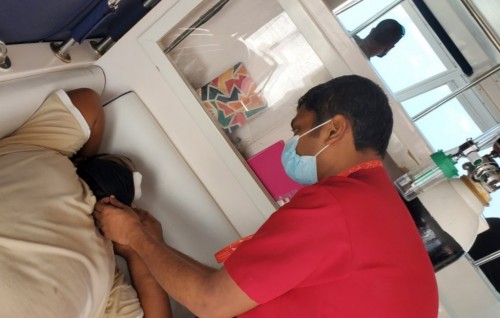 Fisherman receives assistance from MNDF after hook caught in eye