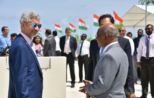 India ge External Affairs Minister Jaishankar anna honihiru dhuvahu Raajje vadaigannavanee