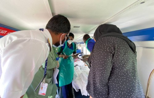 Seaplane air ambulance ge furathama dhathuru Kudahuvadhoo ah