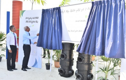 Water and sewerage works of Hulhumale Phase 2 officially begin
