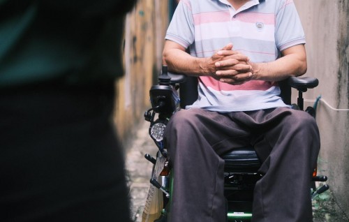 BML in ithuru 30 meehakah wheel chair hadhiyaa kuranee
