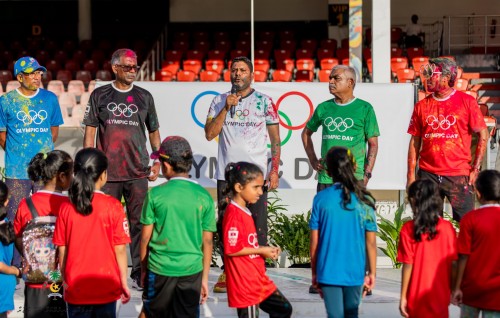 Raajjey ge 4 sarahahdheh gai Olympic day faahaga koffi