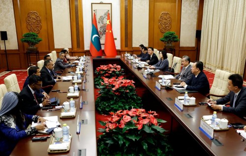 Maalee islaahuthah thanfeezukuran Raajje in China ge ehee ah edhijje