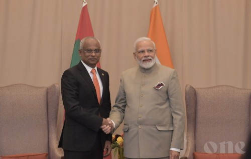 President meets PM of India at the United Nations