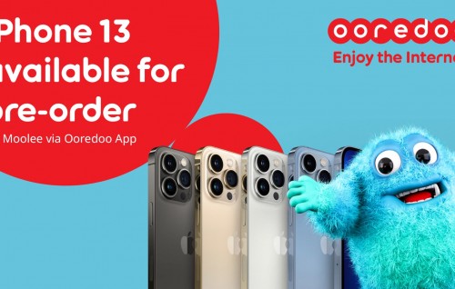 Ooredoo in iphone 13 preorder ah hulhuvaalaifi