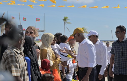 Photo: Riyaasea inthihaabuge campaign ah Raees B. Atoll ah