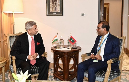 Raees Nasheed India ge external affairs minister aa baddhalu kuravvaifi