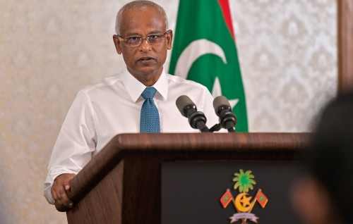 Raees Solih miadhu noosverinaa bahdhalu kurahvanee
