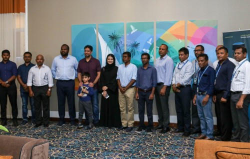 First tourist of 2019 to Maldives presented with several gifts.