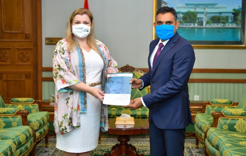 Vice President Presented with Dhivehi Translation of ‘The Nelson Mandela Rules’ by the UN Resident Coordinator