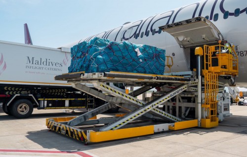Sea to air cargo medhuverikoh 329 ton ge mudhaa export koffi