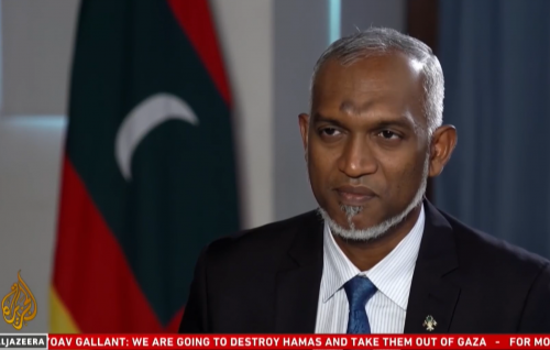 China ge siyaasathu thah rangalhu, ethereyge kankamakaa nubehey: Muizzu