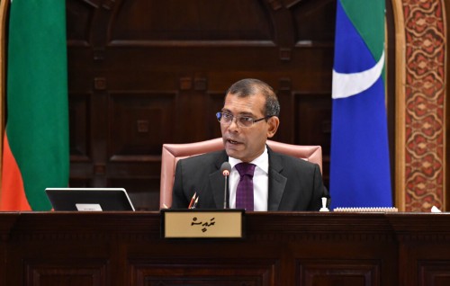 Palestine aai Israel ge gaanoonu hadhaa Majlis inn Raahjjeyge Majlis Raees ah dhauvathu dhevvaifi