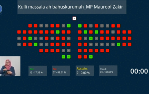 Sarukaaru kunfunithakuge aadhaige muvazzifun vaki nukuran govaili massala beyru kollaifi