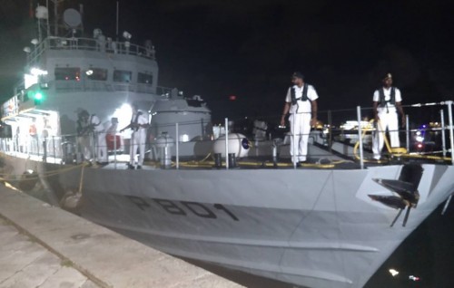 MNDF inquiring on the illegal fishing vessels