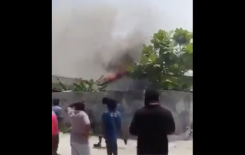 Fire burns down house in Guraidhoo