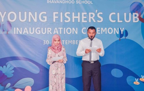 Dhiraagu aai Masveringe jamiyya gulhigen ''Young Fishers Club'' tha'aaraf koffi
