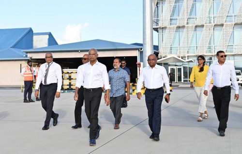 Riyaasee inthikhaabuge coalition leaders aai eku Raees Solih Sh Atholhah