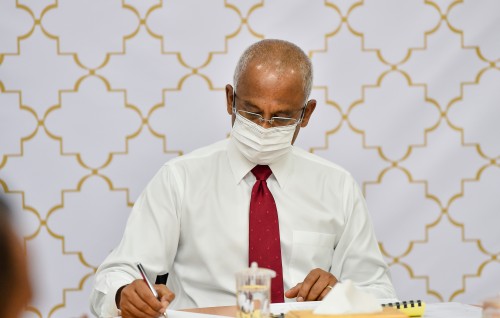 Sarukaarun raavamun anna bodu housing projectgai Kulhudhuffuttah iskandheynan: Raees Solih