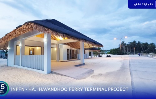 Ihavandhoo ferry terminal ge masahkaiy ninmaalaifi