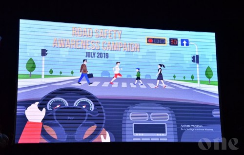 Road safety awareness campaign has begun at Hiriya School