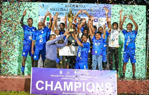 Raajje Atoll Volleyball championship: L. Atoll champion kan Goalhi aai Maamendhoo United ah