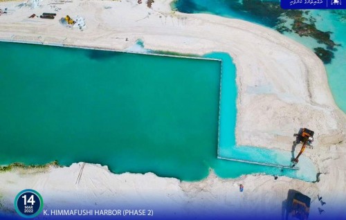 MTCC completes harbor basin dredging operations for Himmafushi Harbor Project